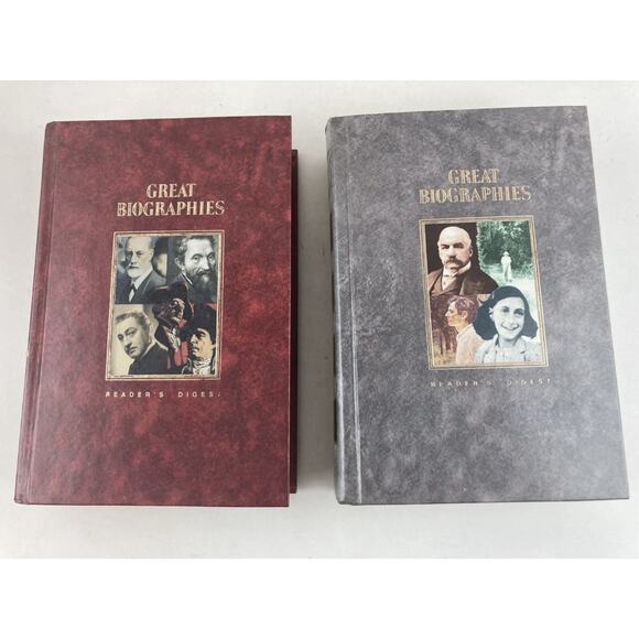 6 Reader's Digest Great Biographies Book 1st First Editions 1987-1990 Hitler Fre - Picture 5 of 9